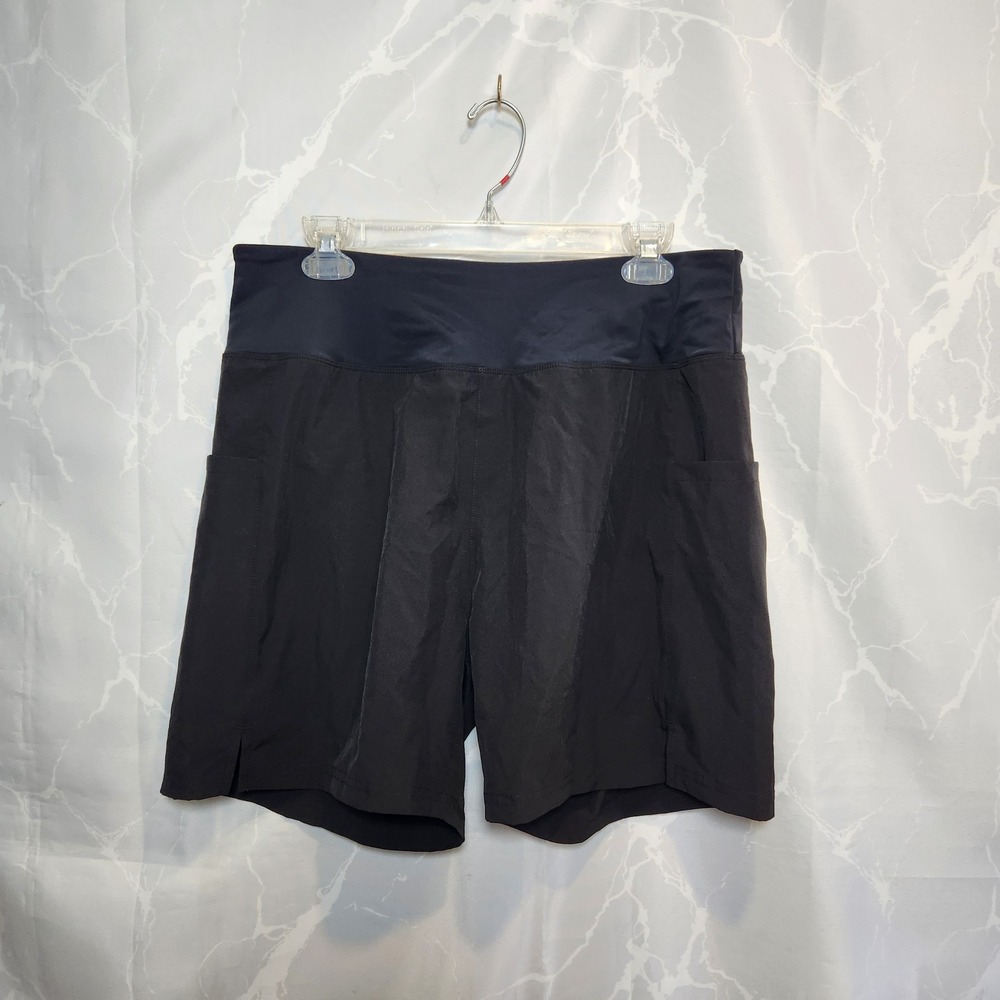 Baleaf UPF 50+ Shorts Women's XL Black Side‎ Pockets